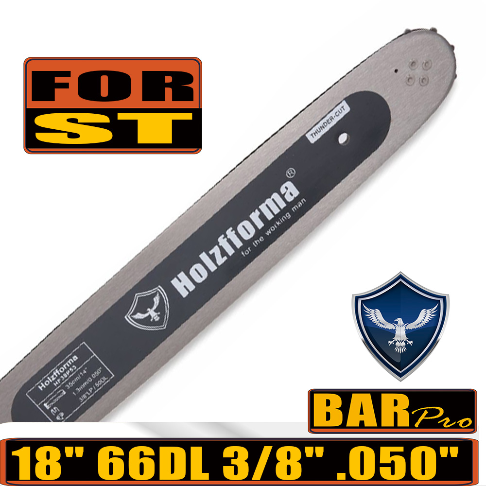 Holzfforma 3/8 .050 18Inch 66DL Guide Bar For Stihl MS360 MS361 MS362