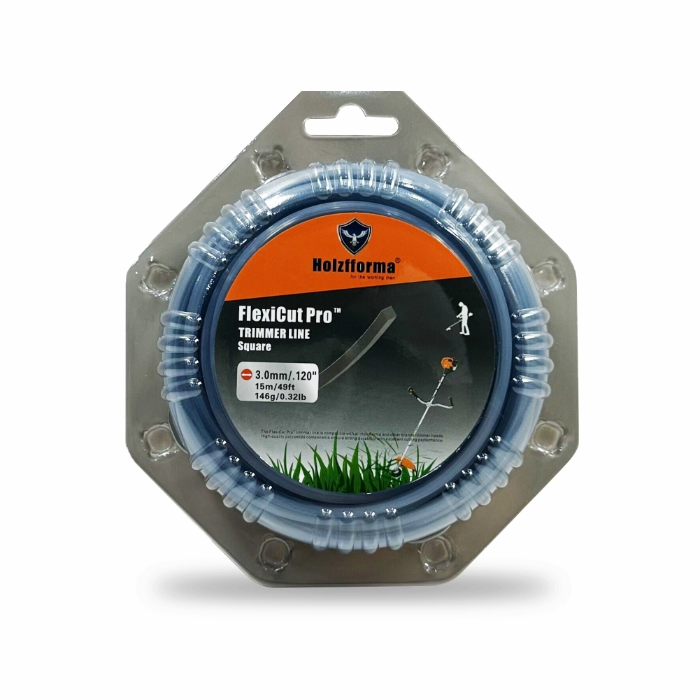 [PA-0177] FlexiCut Pro™ 3.0mm/.120"x 15m/49ft Top Grade Quality Square Trimmer Line